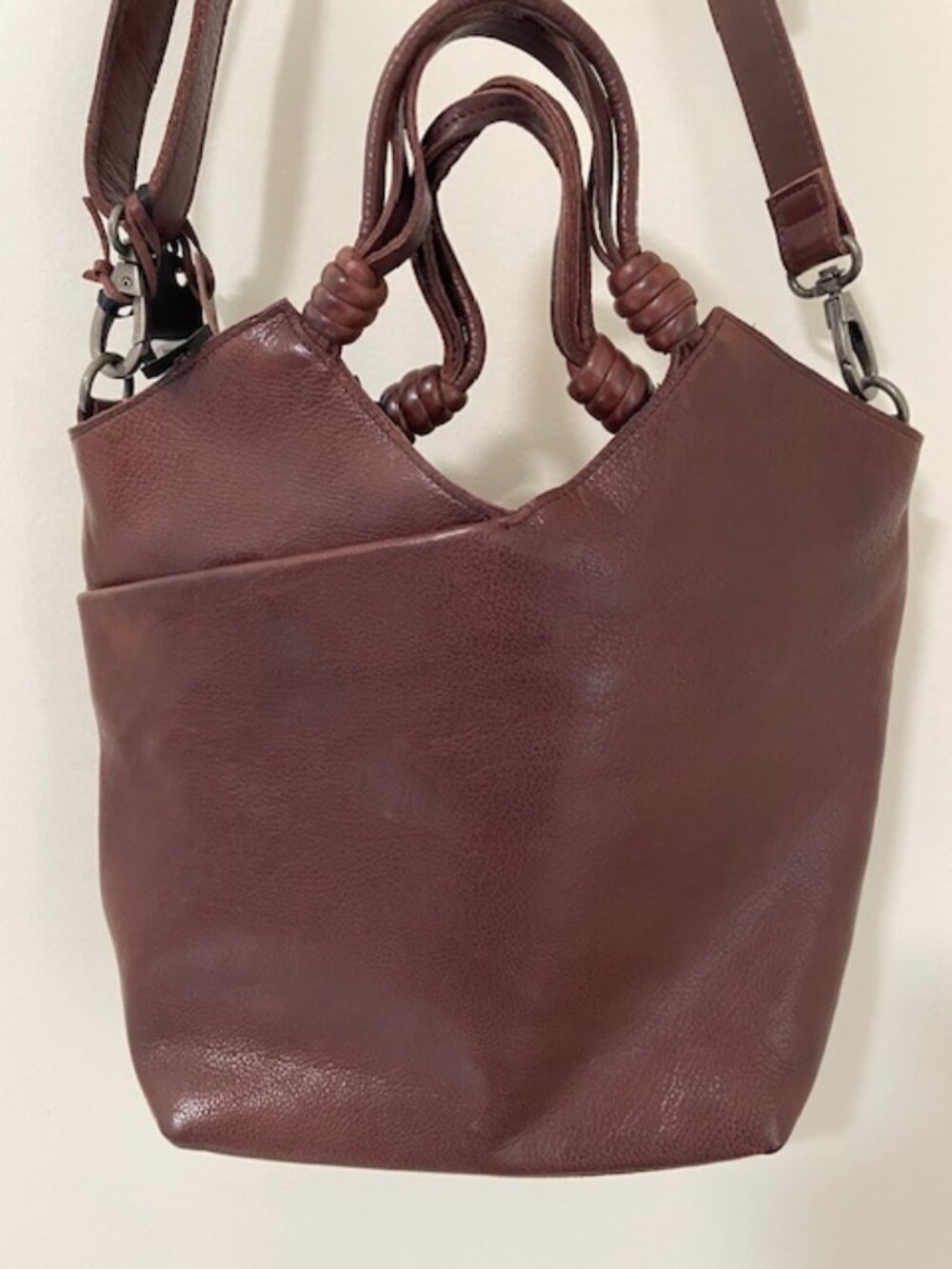 Latico Leathers Nash Tote Crossbody Brown NEW - Picture 9 of 9